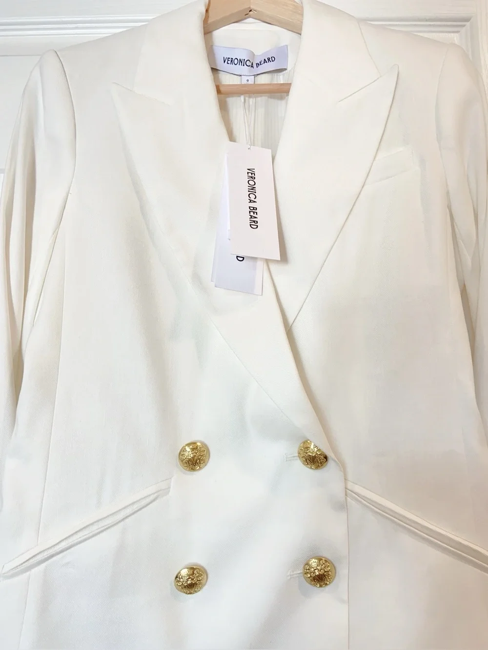 NWT $695 Veronica Beard Dale Dickey Jacket | Off-White